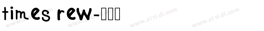 times rew字体转换